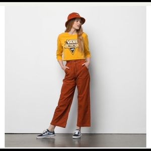 Vans Wide Leg Corduroy Pants Size 25